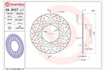 BREMBO SERIE ORO(ブレンボ セリエオロ) | セリエオロ ブレーキディスク リジット | 68B407L1