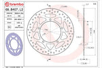 BREMBO SERIE ORO(ブレンボ セリエオロ) | セリエオロ ブレーキディスク リジット | 68B407L2