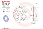 BREMBO SERIE ORO(ブレンボ セリエオロ) | セリエオロ ブレーキディスク リジット | 68B407L7