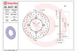 BREMBO SERIE ORO(ブレンボ セリエオロ) | セリエオロ ブレーキディスク リジット | 68B407M0
