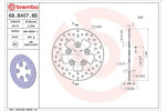 BREMBO SERIE ORO(ブレンボ セリエオロ) | セリエオロ ブレーキディスク リジット | 68B407M3