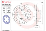 BREMBO SERIE ORO(ブレンボ セリエオロ) | セリエオロ ブレーキディスク リジット | 68B407N6