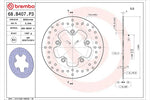 BREMBO SERIE ORO(ブレンボ セリエオロ) | セリエオロ ブレーキディスク リジット | 68B407P3