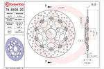 BREMBO SERIE ORO(ブレンボ セリエオロ) | セリエオロ ブレーキディスク セミフローティング | 78B40820