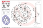 BREMBO SERIE ORO(ブレンボ セリエオロ) | セリエオロ ブレーキディスク セミフローティング | 78B40825