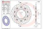 BREMBO SERIE ORO(ブレンボ セリエオロ) | セリエオロ ブレーキディスク セミフローティング | 78B40831