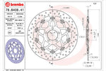BREMBO SERIE ORO(ブレンボ セリエオロ) | セリエオロ ブレーキディスク セミフローティング | 78B40841