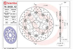 BREMBO SERIE ORO(ブレンボ セリエオロ) | セリエオロ ブレーキディスク セミフローティング | 78B40842