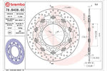 BREMBO SERIE ORO(ブレンボ セリエオロ) | セリエオロ ブレーキディスク セミフローティング | 78B40860