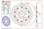BREMBO SERIE ORO(ブレンボ セリエオロ) | セリエオロ ブレーキディスク セミフローティング | 78B40861