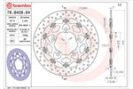 BREMBO SERIE ORO(ブレンボ セリエオロ) | セリエオロ ブレーキディスク セミフローティング | 78B40864