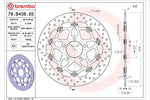 BREMBO SERIE ORO(ブレンボ セリエオロ) | セリエオロ ブレーキディスク セミフローティング | 78B40865