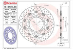 BREMBO SERIE ORO(ブレンボ セリエオロ) | セリエオロ ブレーキディスク セミフローティング | 78B40866