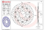 BREMBO SERIE ORO(ブレンボ セリエオロ) | セリエオロ ブレーキディスク セミフローティング | 78B40867