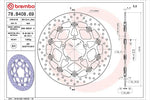 BREMBO SERIE ORO(ブレンボ セリエオロ) | セリエオロ ブレーキディスク セミフローティング | 78B40869