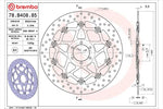 BREMBO SERIE ORO(ブレンボ セリエオロ) | セリエオロ ブレーキディスク セミフローティング | 78B40885