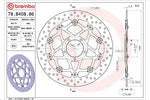 BREMBO SERIE ORO(ブレンボ セリエオロ) | セリエオロ ブレーキディスク セミフローティング | 78B40886