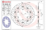 BREMBO SERIE ORO(ブレンボ セリエオロ) | セリエオロ ブレーキディスク セミフローティング | 78B40887