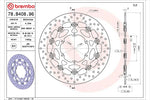 BREMBO SERIE ORO(ブレンボ セリエオロ) | セリエオロ ブレーキディスク セミフローティング | 78B40896