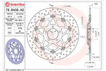 BREMBO SERIE ORO(ブレンボ セリエオロ) | セリエオロ ブレーキディスク セミフローティング | 78B408A0