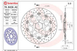 BREMBO SERIE ORO(ブレンボ セリエオロ) | セリエオロ ブレーキディスク セミフローティング | 78B408A3
