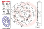 BREMBO SERIE ORO(ブレンボ セリエオロ) | セリエオロ ブレーキディスク セミフローティング | 78B408A4