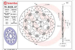 BREMBO SERIE ORO(ブレンボ セリエオロ) | セリエオロ ブレーキディスク セミフローティング | 78B408A7