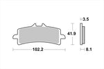 BREMBO SERIE ORO(ブレンボ セリエオロ)｜セリエオロ ブレーキパッド LA｜07BB37LA