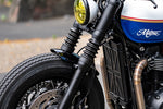 MOTONE CUSTOMS(モートーン)｜フロントフェンダー SCOOP グロスブラック｜MTE205