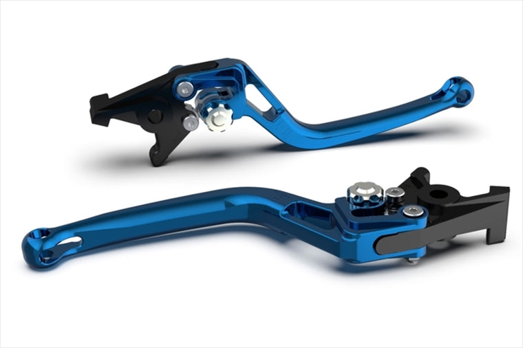 【エルエスエル】BOWレバー ブルー/シルバー BONNEVILLE T100 01-15/SCRAMBLER 06-15/THRUXTON 900 05-18 200B-L26RBLSI