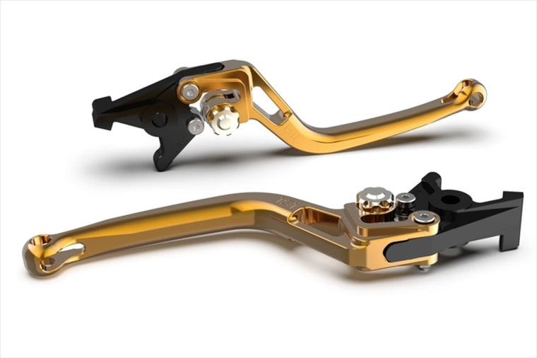 【エルエスエル】BOWレバー ゴールド/シルバー BONNEVILLE T100 01-15/SCRAMBLER 06-15/THRUXTON 900 05-18 200B-L26RGOSI