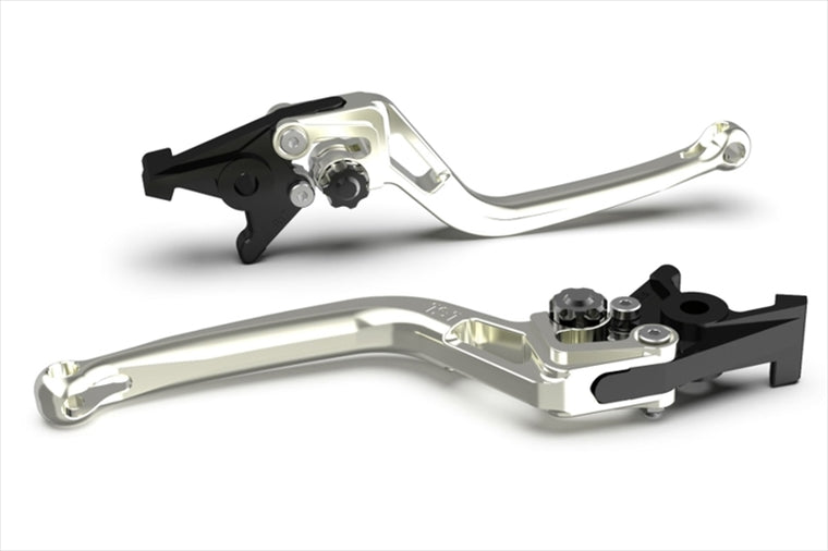【エルエスエル】BOWレバー シルバー/ブラック BONNEVILLE T100 01-15/SCRAMBLER 06-15/THRUXTON 900 05-18 200B-L26RSISW