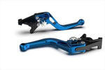 【エルエスエル】BOWショートレバー ブルー/シルバー BONNEVILLE T100 01-15/SCRAMBLER 06-15/THRUXTON 900 05-18 200BSL26RBLSI