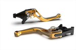 【エルエスエル】BOWショートレバー ゴールド/シルバー BONNEVILLE T100 01-15/SCRAMBLER 06-15/THRUXTON 900 05-18 200BSL26RGOSI