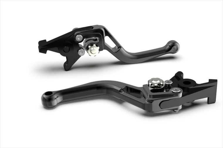 【エルエスエル】BOWショートレバー ブラック/シルバー BONNEVILLE T100 01-15/SCRAMBLER 06-15/THRUXTON 900 05-18 200BSL26RSWSI