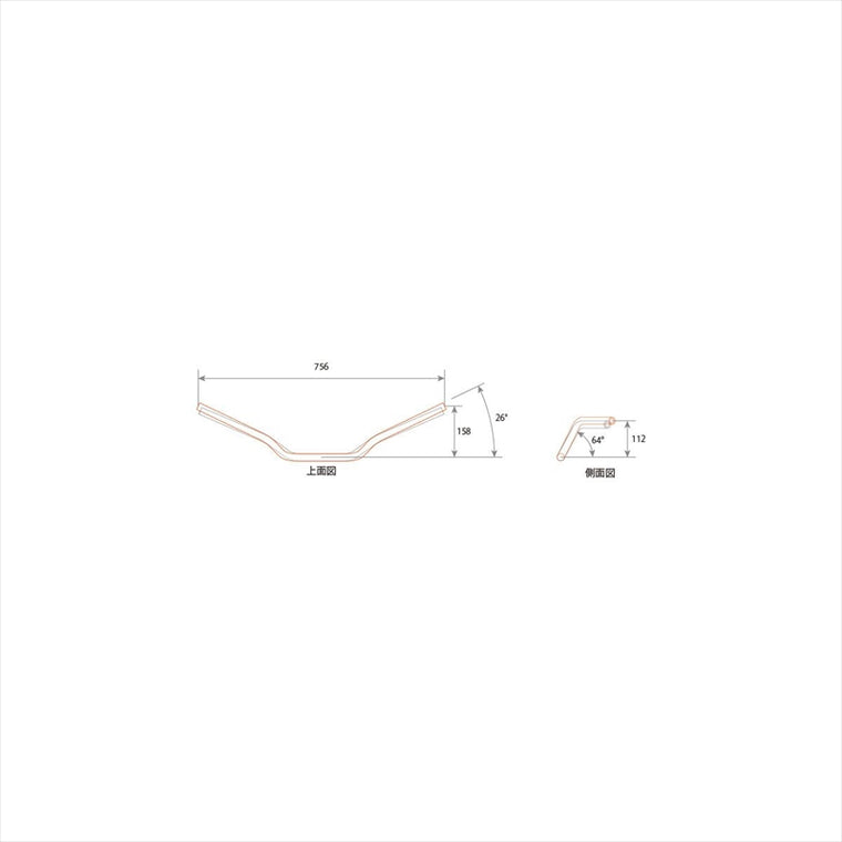 EFFEX(エフェックス) | イージーフィットバーPlus Sゴールド | PBH181G-5SET | NC750X 14-18/700X 12-13 (5本セット品)