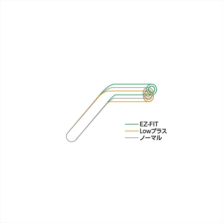 EFFEX(エフェックス) | イージーフィットバー ブラック | EBF196K-5SET | 400X 13-18 ABS可 (5本セット品)