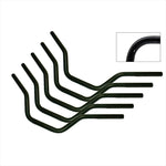 エフェックス｜EZ FIT BAR 70mmバック ブラック｜EHD102-70B-5SET