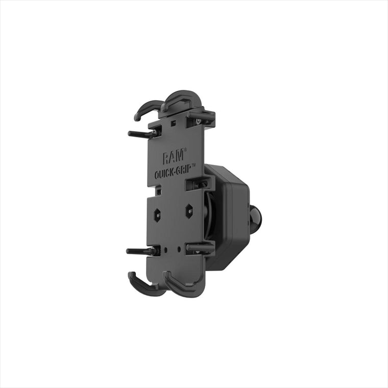 RAM MOUNTS(ラムマウント) | クイックグリップ 防振クレイドルホルダー M  1インチボール  Vibe-Safe  | RAM-HOL-PD4-462B | RAM-HOL-PD4-462B