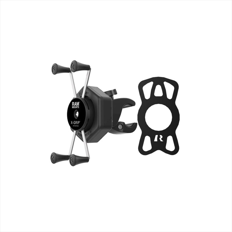 RAM MOUNTS(ラムマウント)防振Xグリップ M ＆タフクロー S セット φ15.9-28.9mm対応 一体式 Vibe-Safe RAM-HOL-UN10-462-400