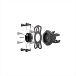 RAM MOUNTS(ラムマウント)防振Xグリップ M ＆タフクロー S セット φ15.9-28.9mm対応 一体式 Vibe-Safe RAM-HOL-UN10-462-400