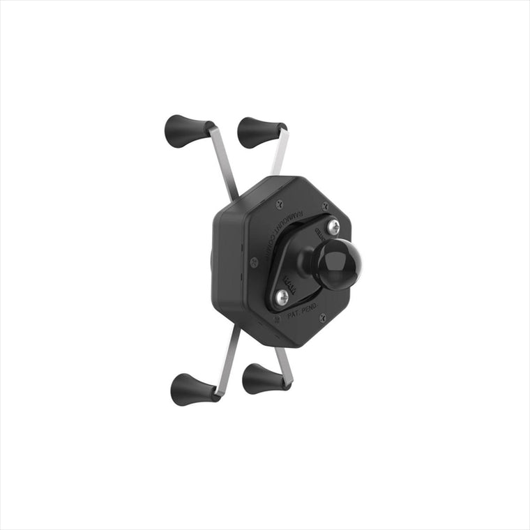 RAM MOUNTS(ラムマウント)防振Xグリップ M スマホホルダー テザー付 1インチボール Vibe-Safe RAM-HOL-UN10B-462