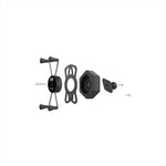 RAM MOUNTS(ラムマウント)防振Xグリップ M スマホホルダー テザー付 1インチボール Vibe-Safe RAM-HOL-UN10B-462