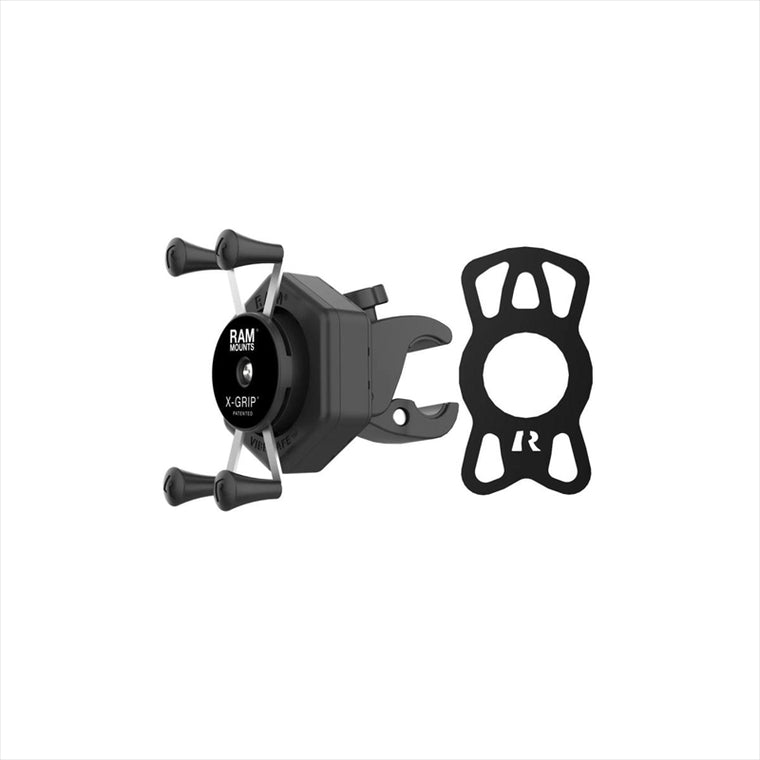 RAM MOUNTS(ラムマウント)防振Xグリップ S ＆タフクロー S セット φ15.9-28.9mm対応 一体式 Vibe-Safe RAM-HOL-UN7-462-400