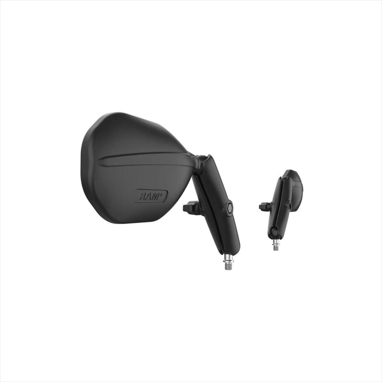 ラムマウント｜タフミラー(ロングアーム/M10xP1.25用) 左右セット 1インチボール｜RAM-B-349-C-465RL