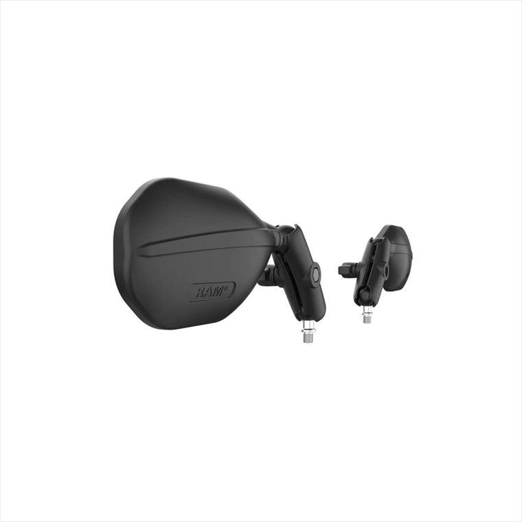 ラムマウント｜タフミラー(標準アーム/M10xP1.25用) 左右セット 1インチボール｜RAM-B-349-465RL