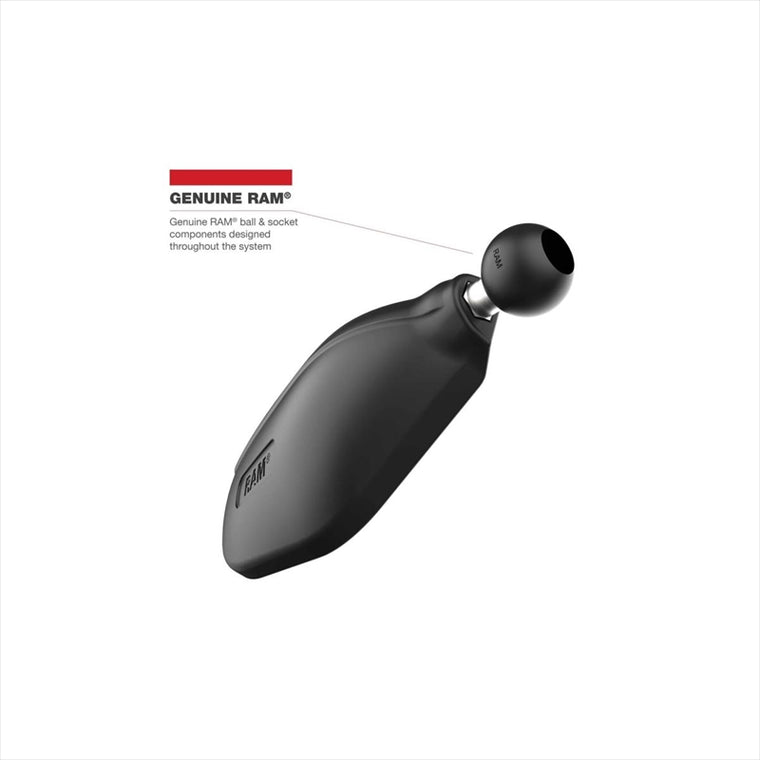 ラムマウント｜タフミラー(右側) 単品 1インチボール｜RAM-B-465RU