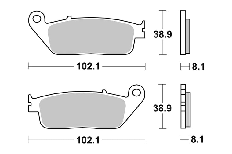 BREMBO SERIE ORO(ブレンボ セリエオロ)｜セリエオロ ブレーキパッド SA｜07HO30SA