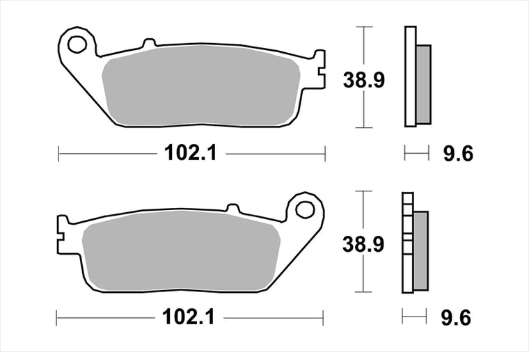 BREMBO SERIE ORO(ブレンボ セリエオロ)｜セリエオロ ブレーキパッド SA｜07HO41SA
