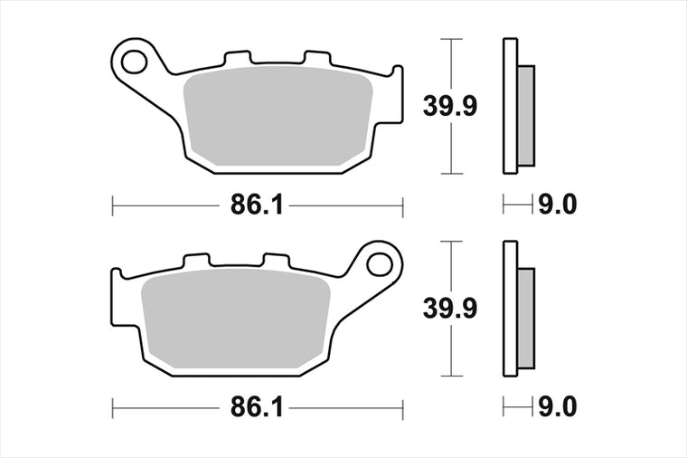 BREMBO SERIE ORO(ブレンボ セリエオロ)｜セリエオロ ブレーキパッド CC｜07HO53CC